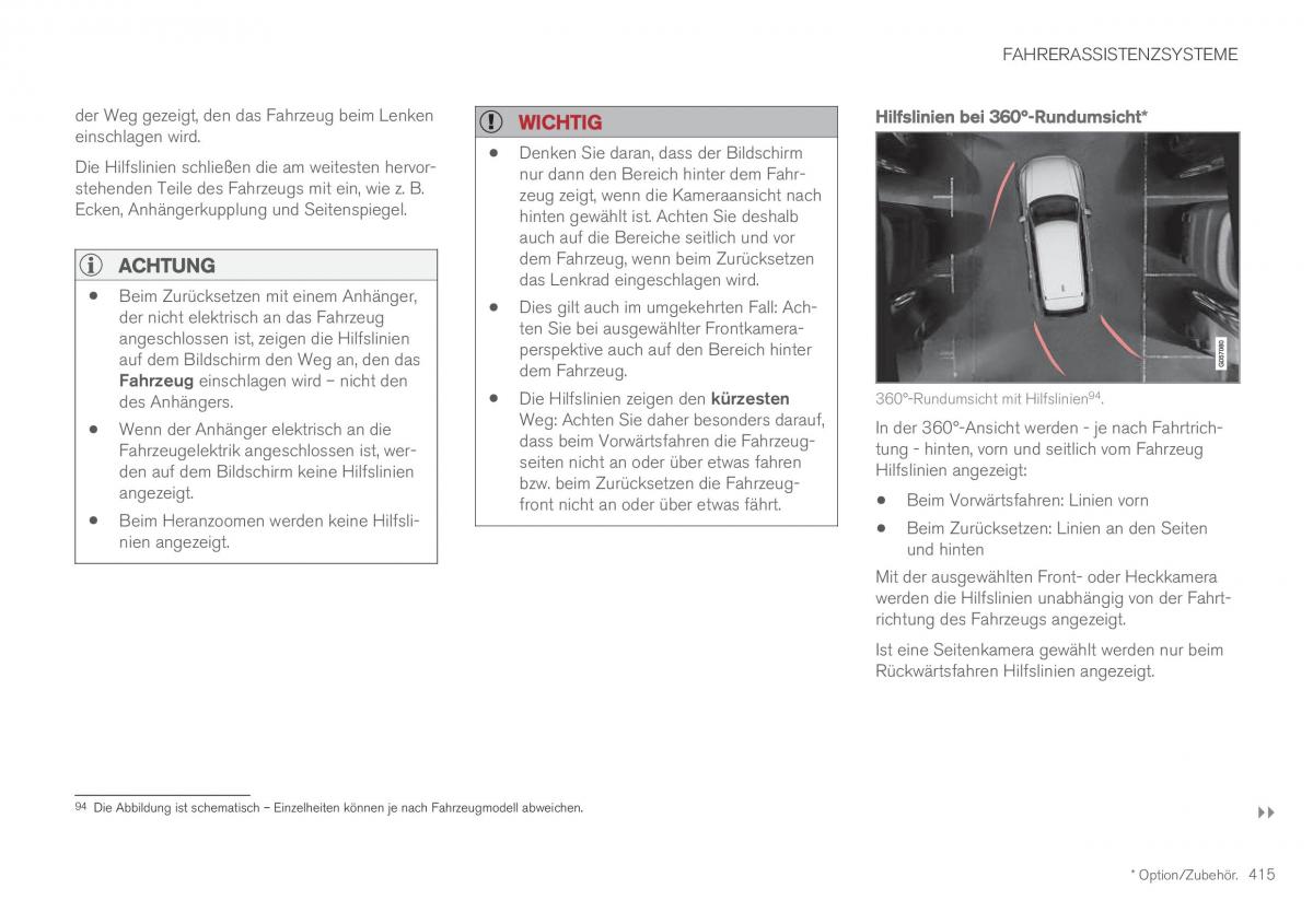 Volvo XC60 II 2 Handbuch / page 417