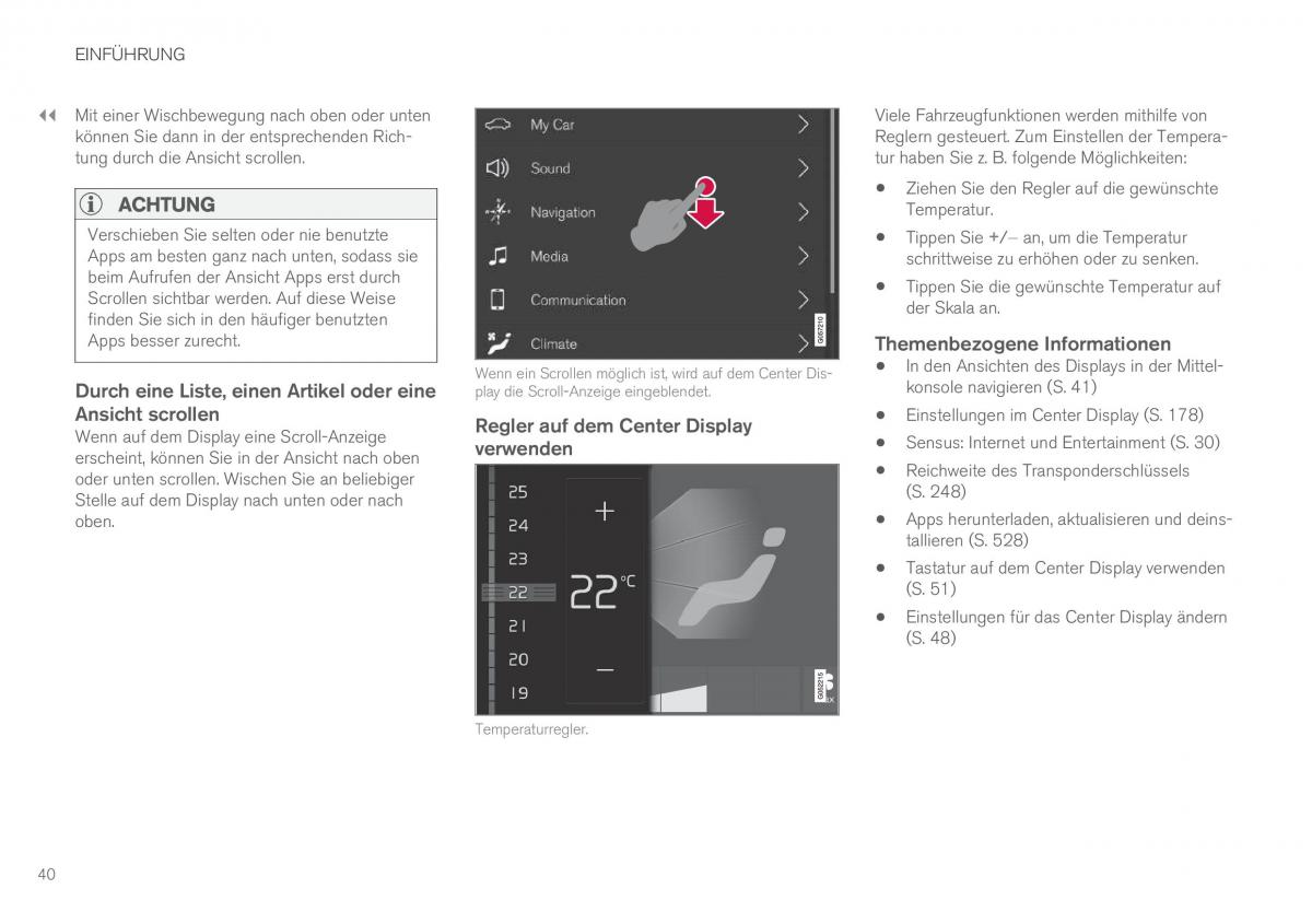 Volvo XC60 II 2 Handbuch / page 42