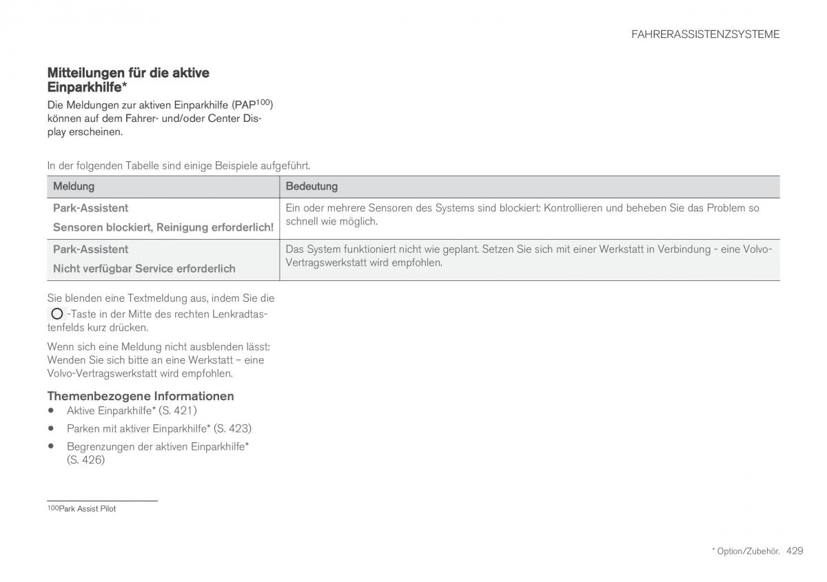 Volvo XC60 II 2 Handbuch / page 431