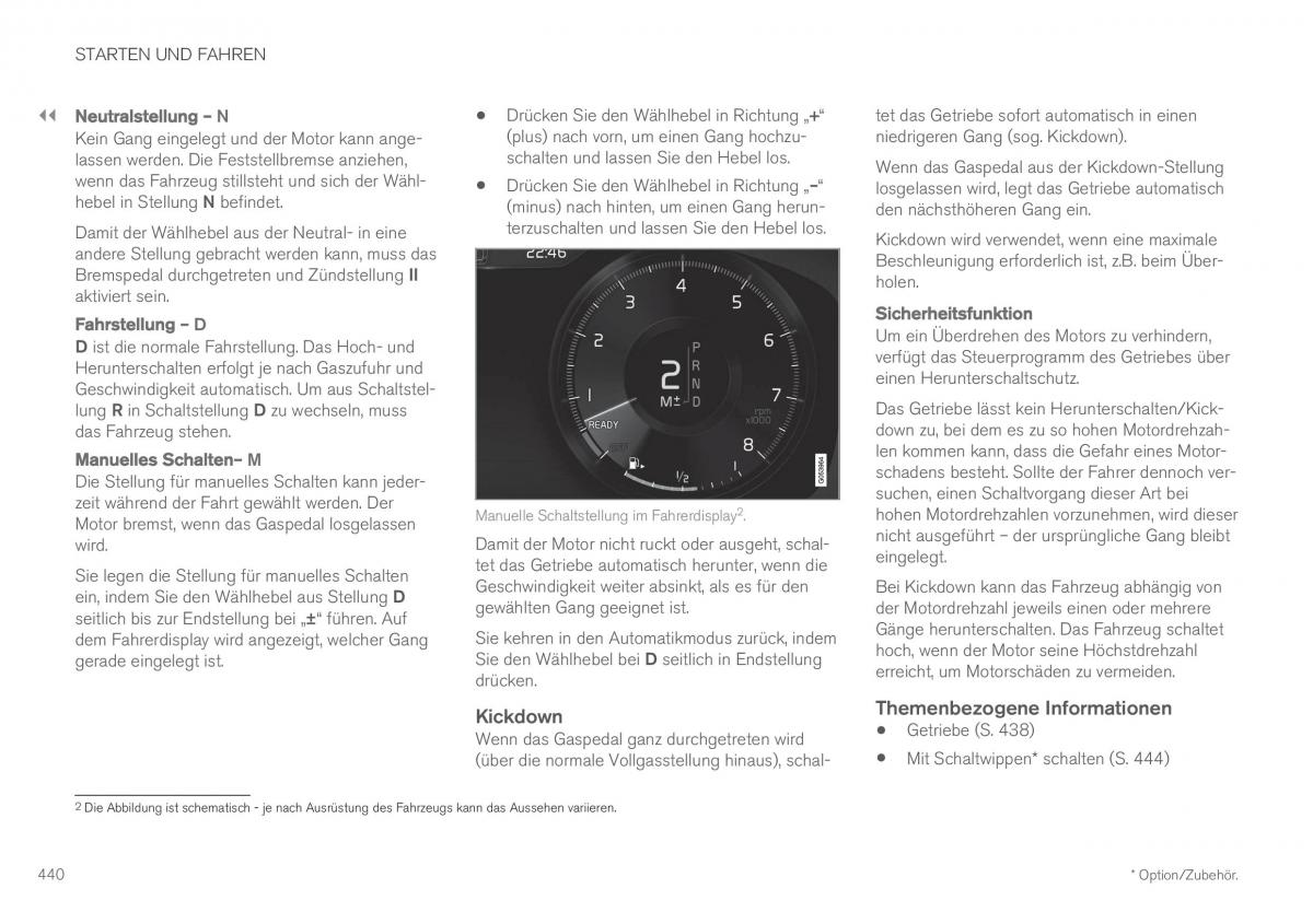 Volvo XC60 II 2 Handbuch / page 442