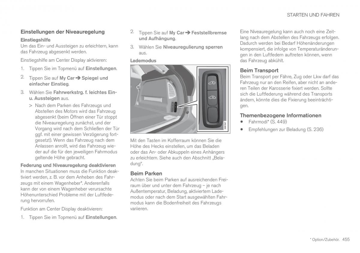 Volvo XC60 II 2 Handbuch / page 457