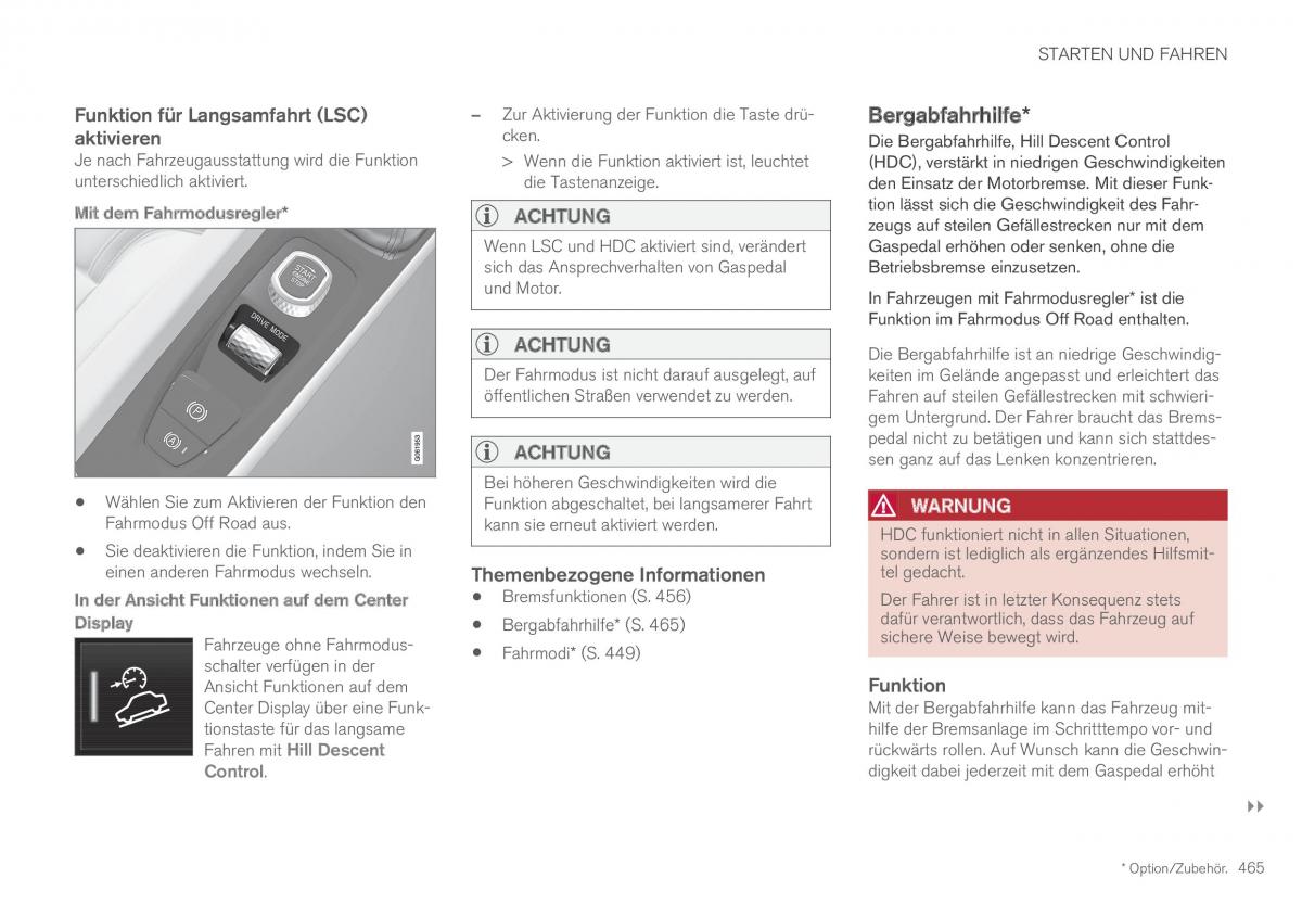 Volvo XC60 II 2 Handbuch / page 467