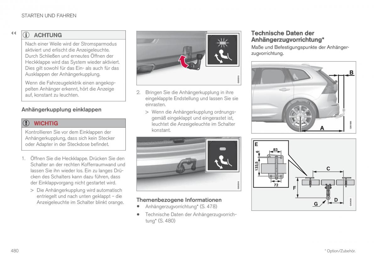 Volvo XC60 II 2 Handbuch / page 482