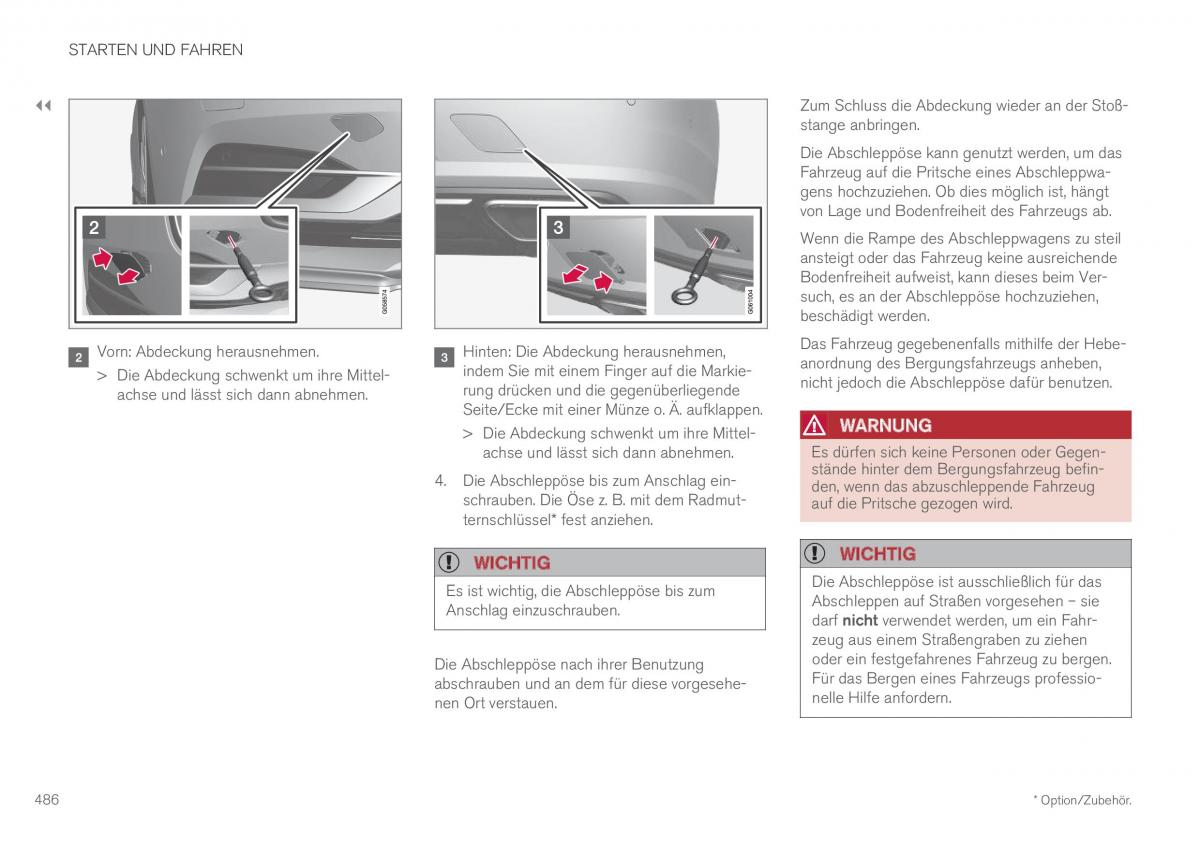 Volvo XC60 II 2 Handbuch / page 488