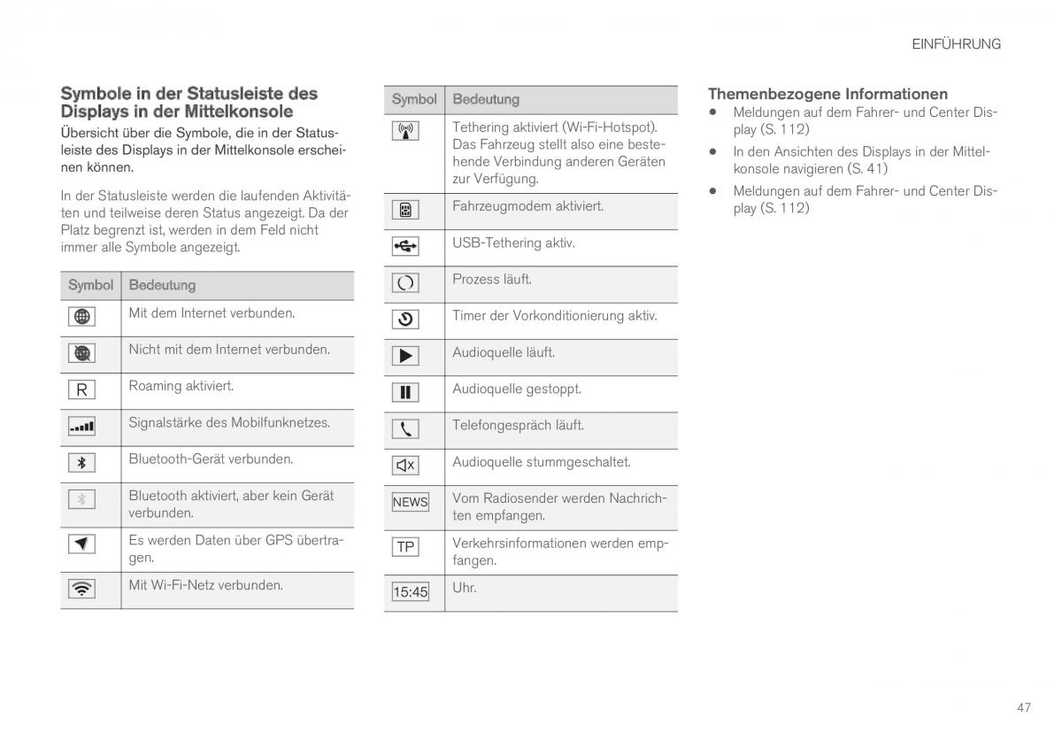 Volvo XC60 II 2 Handbuch / page 49