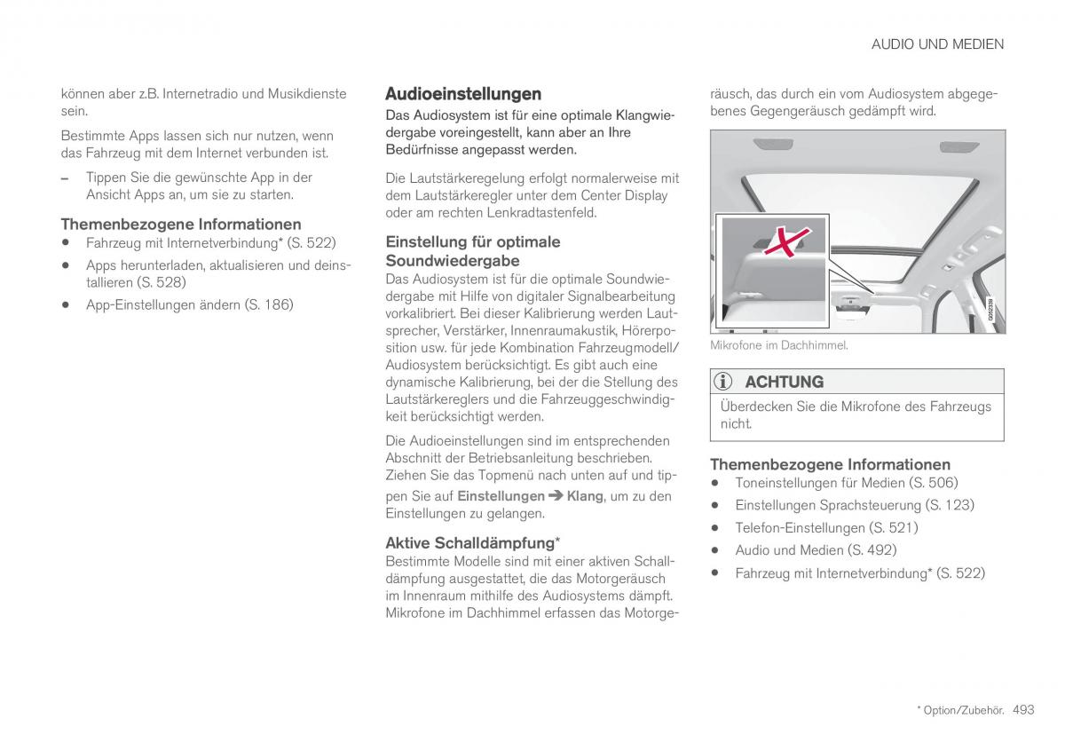 Volvo XC60 II 2 Handbuch / page 495