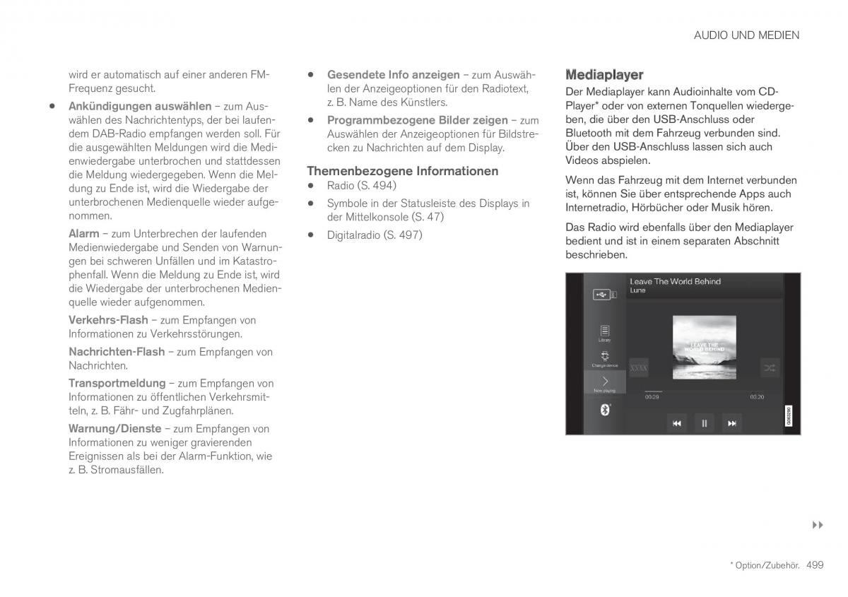 Volvo XC60 II 2 Handbuch / page 501