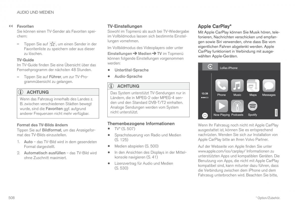 Volvo XC60 II 2 Handbuch / page 510