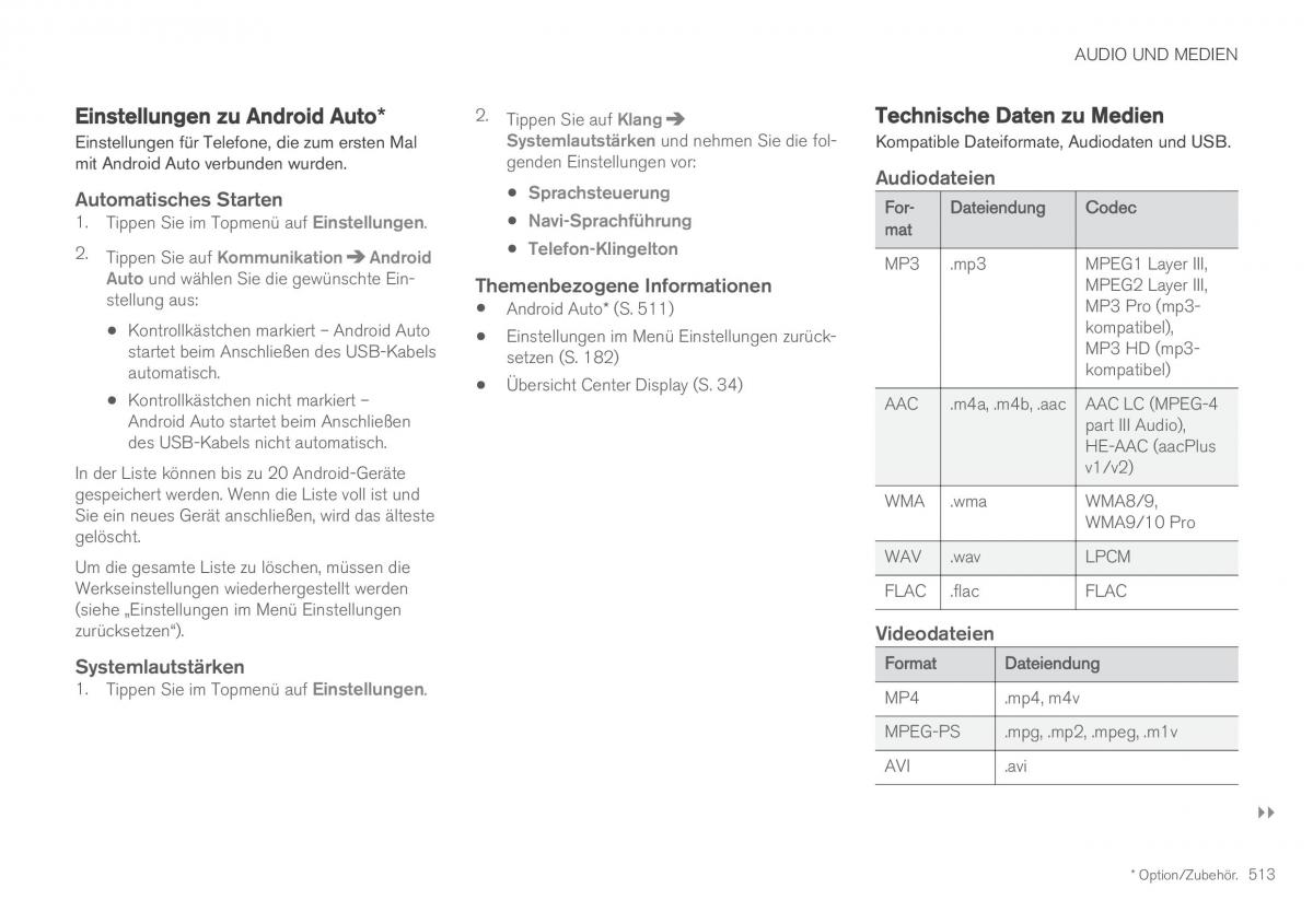 Volvo XC60 II 2 Handbuch / page 515