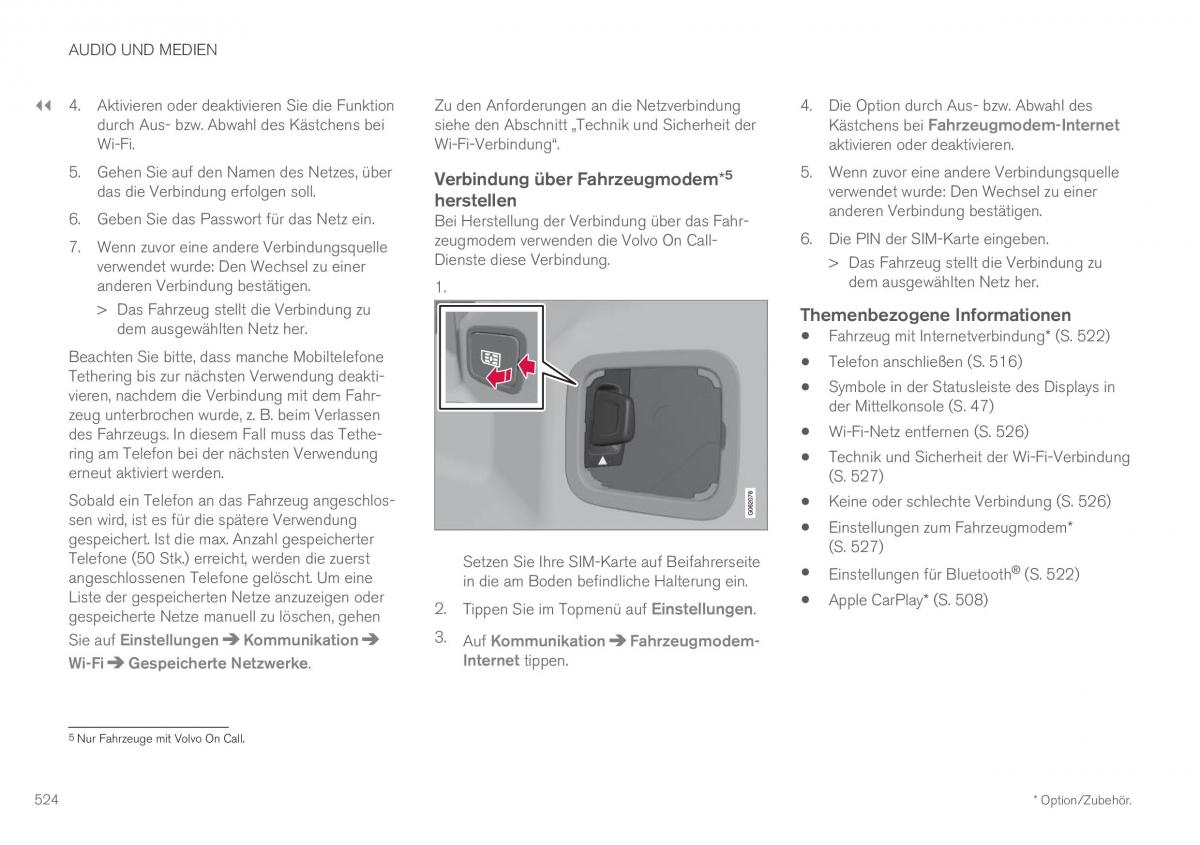 Volvo XC60 II 2 Handbuch / page 526