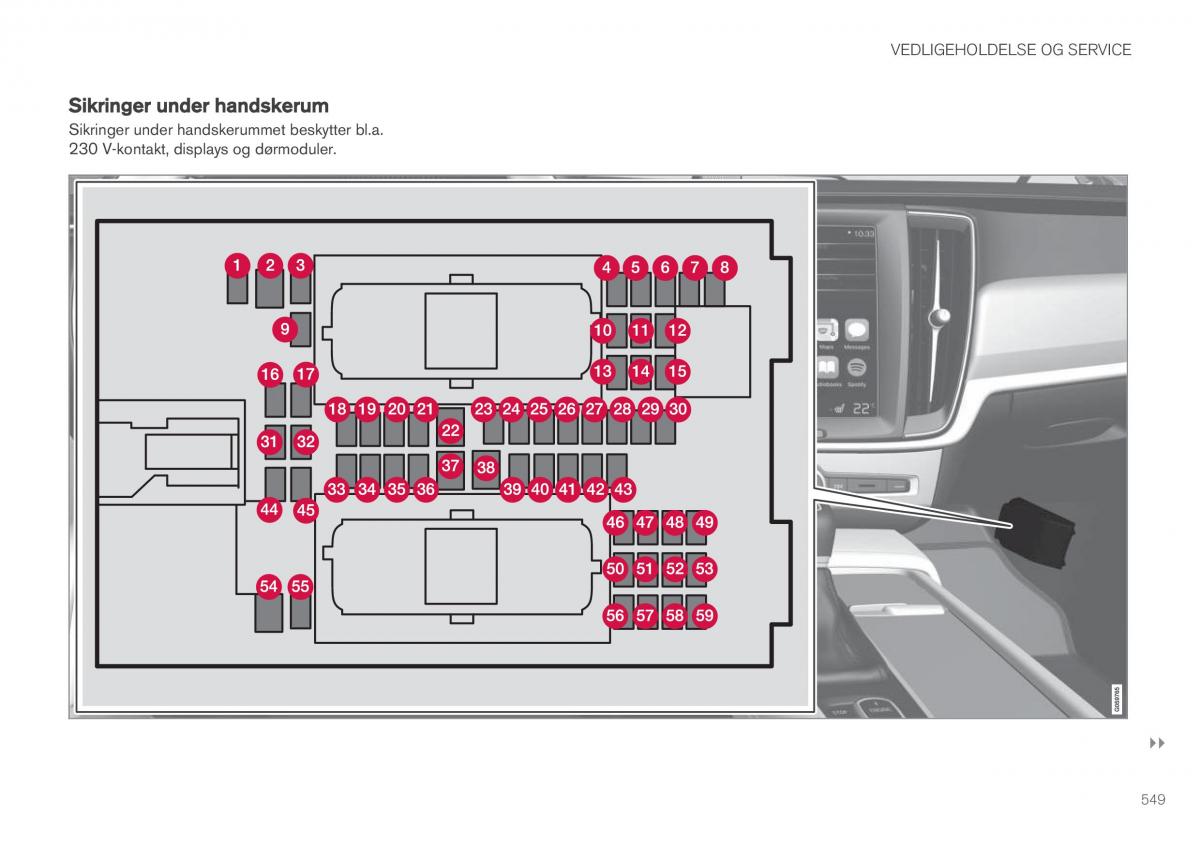 Volvo XC60 II 2 Bilens instruktionsbog / page 551