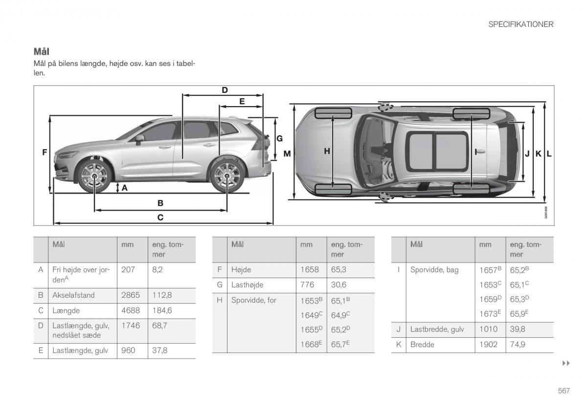 Volvo XC60 II 2 Bilens instruktionsbog / page 569