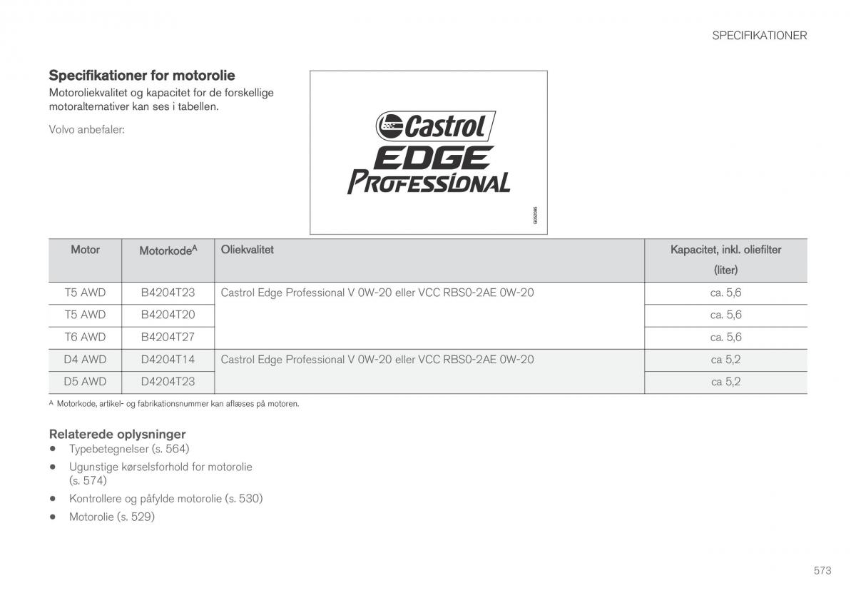 Volvo XC60 II 2 Bilens instruktionsbog / page 575