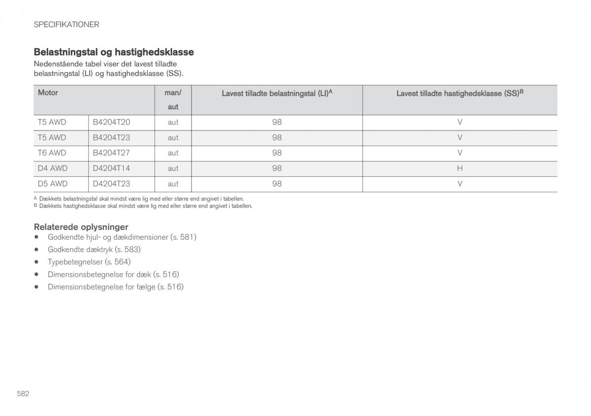 Volvo XC60 II 2 Bilens instruktionsbog / page 584