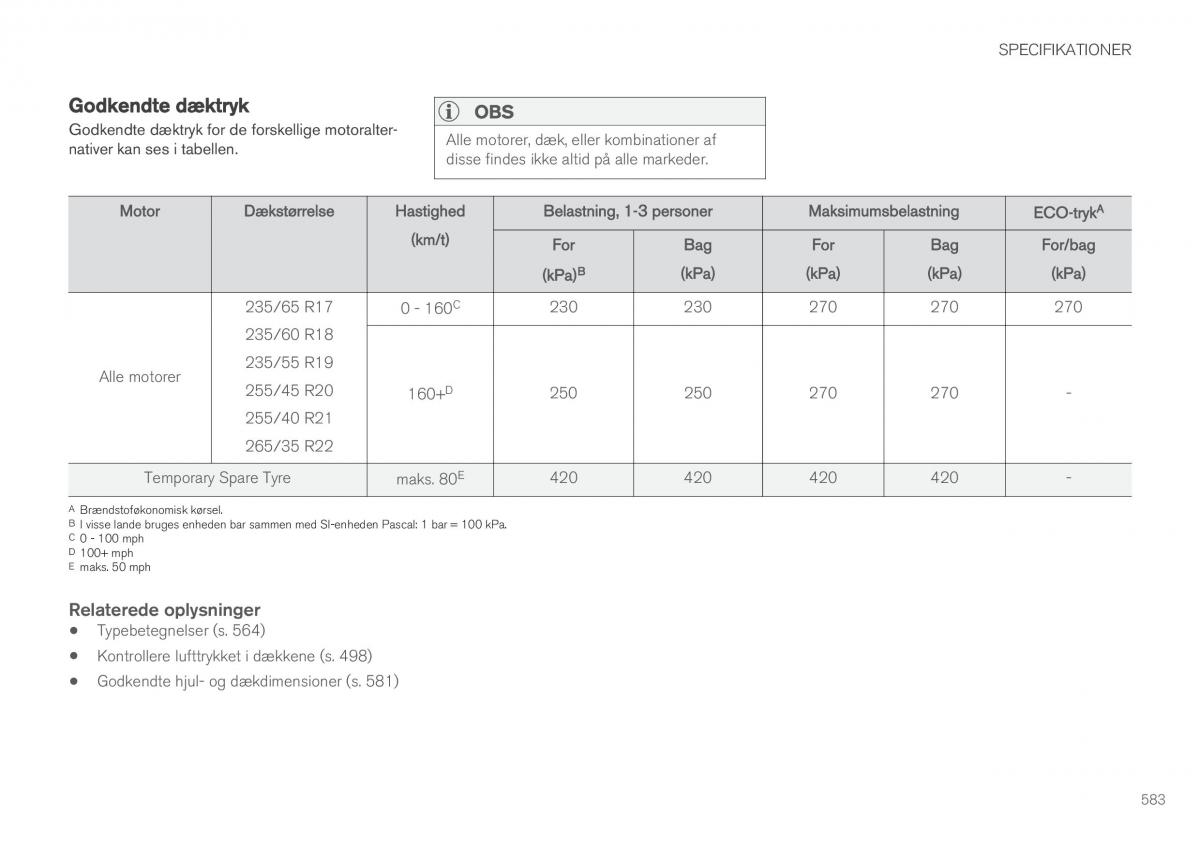 Volvo XC60 II 2 Bilens instruktionsbog / page 585