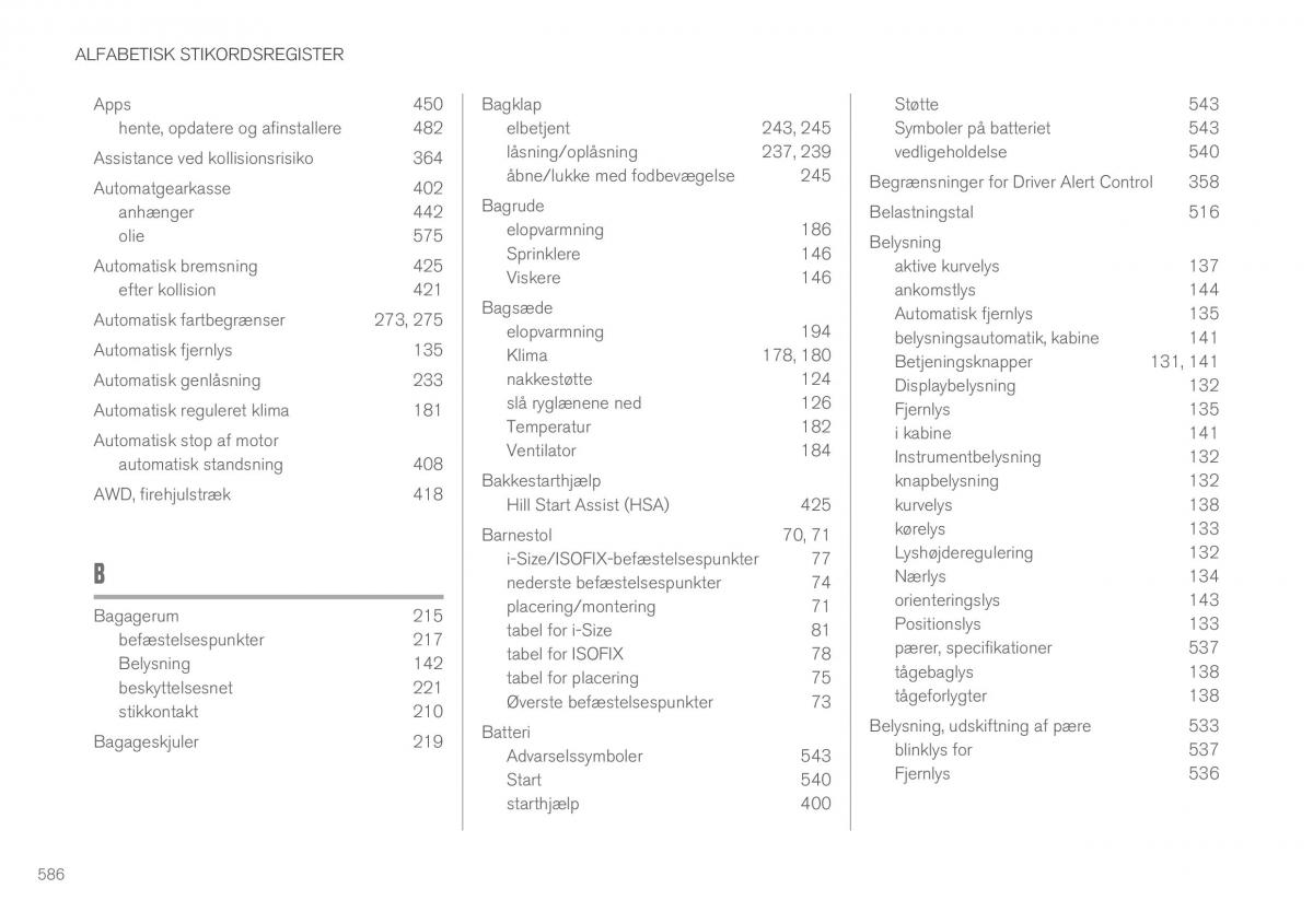 Volvo XC60 II 2 Bilens instruktionsbog / page 588