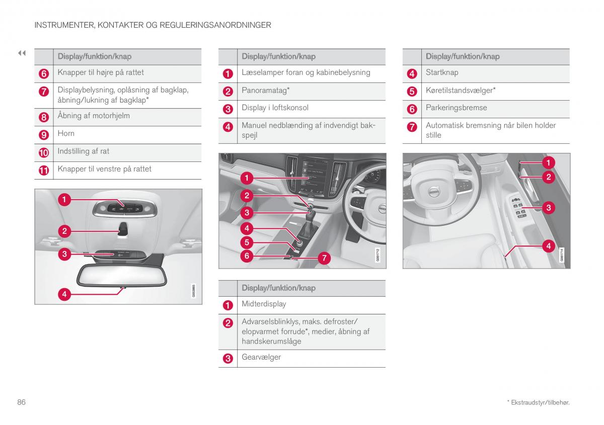 Volvo XC60 II 2 Bilens instruktionsbog / page 88