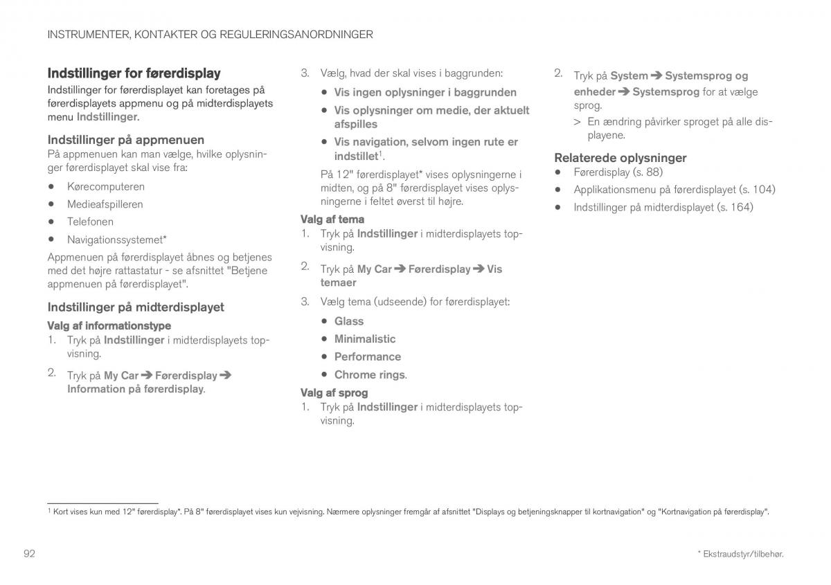 Volvo XC60 II 2 Bilens instruktionsbog / page 94