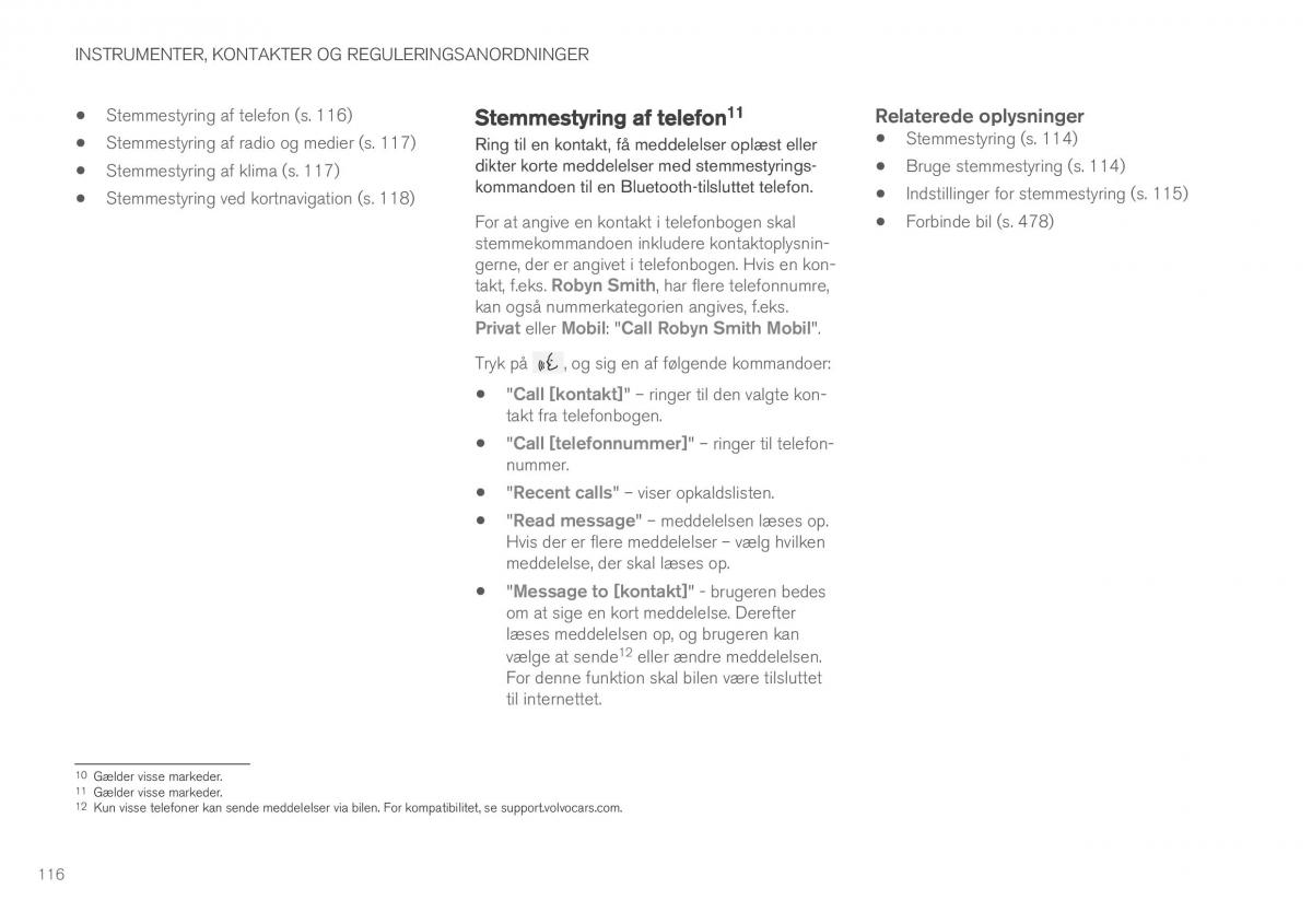 Volvo XC60 II 2 Bilens instruktionsbog / page 118