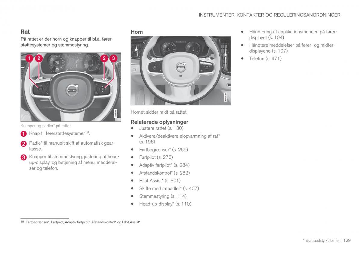 Volvo XC60 II 2 Bilens instruktionsbog / page 131