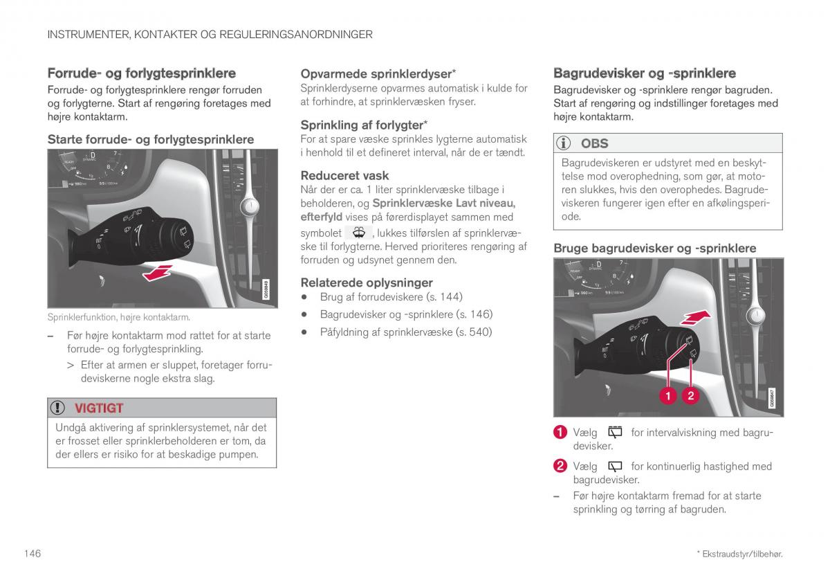 Volvo XC60 II 2 Bilens instruktionsbog / page 148