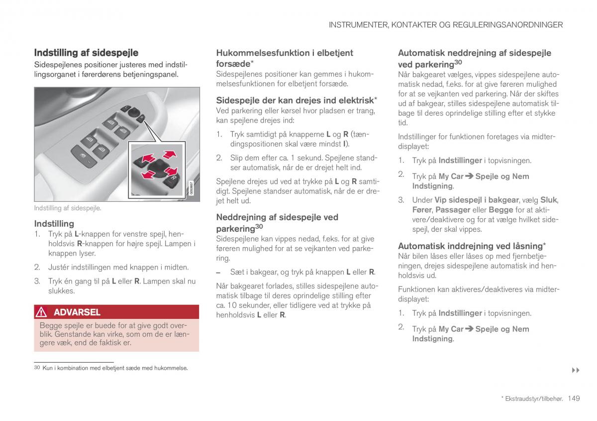 Volvo XC60 II 2 Bilens instruktionsbog / page 151