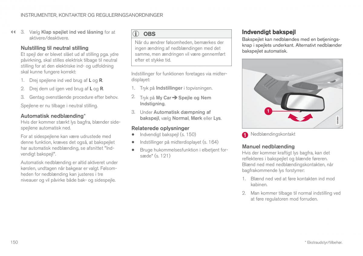 Volvo XC60 II 2 Bilens instruktionsbog / page 152