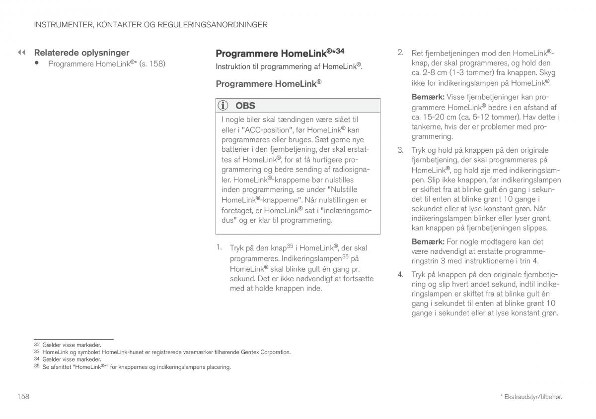 Volvo XC60 II 2 Bilens instruktionsbog / page 160