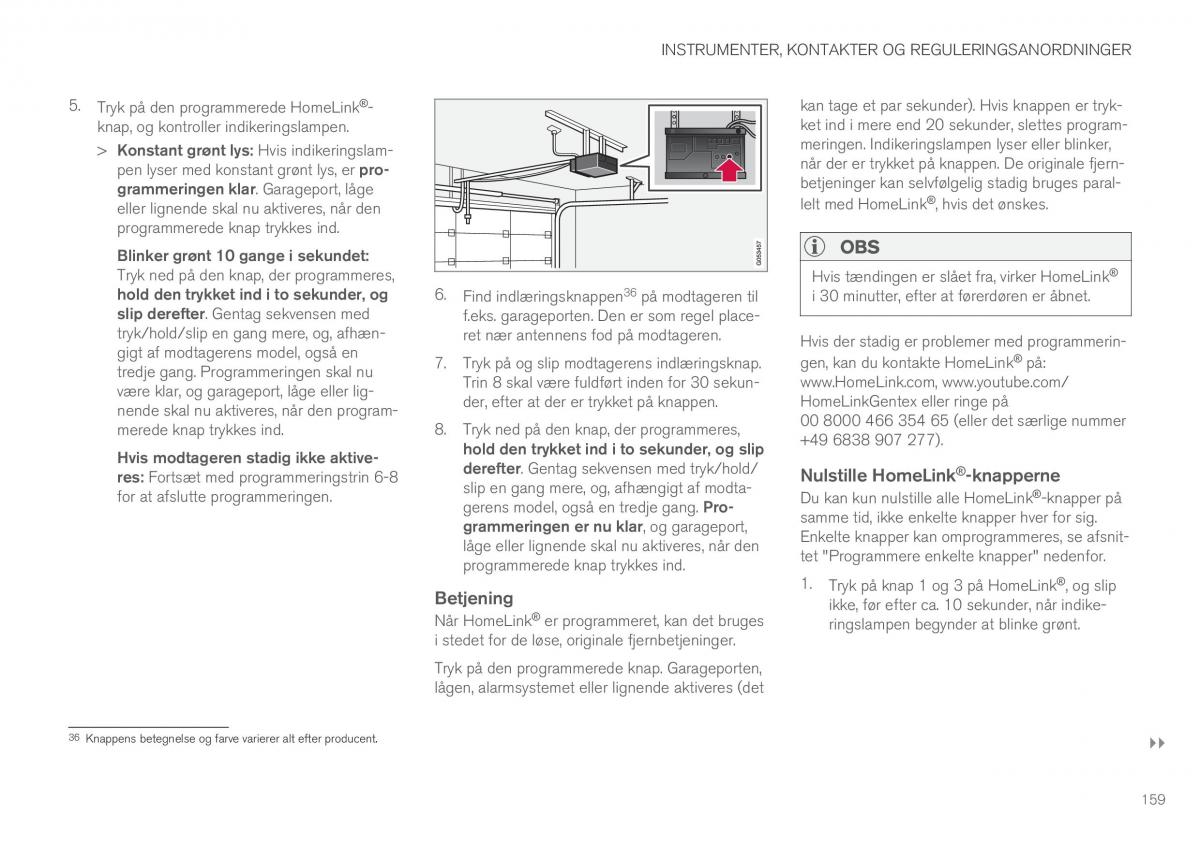 Volvo XC60 II 2 Bilens instruktionsbog / page 161