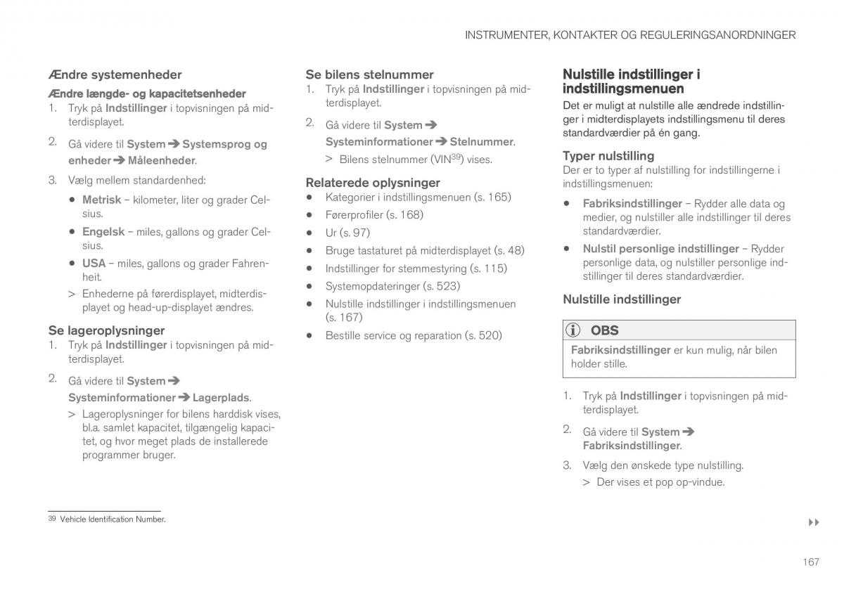 Volvo XC60 II 2 Bilens instruktionsbog / page 169