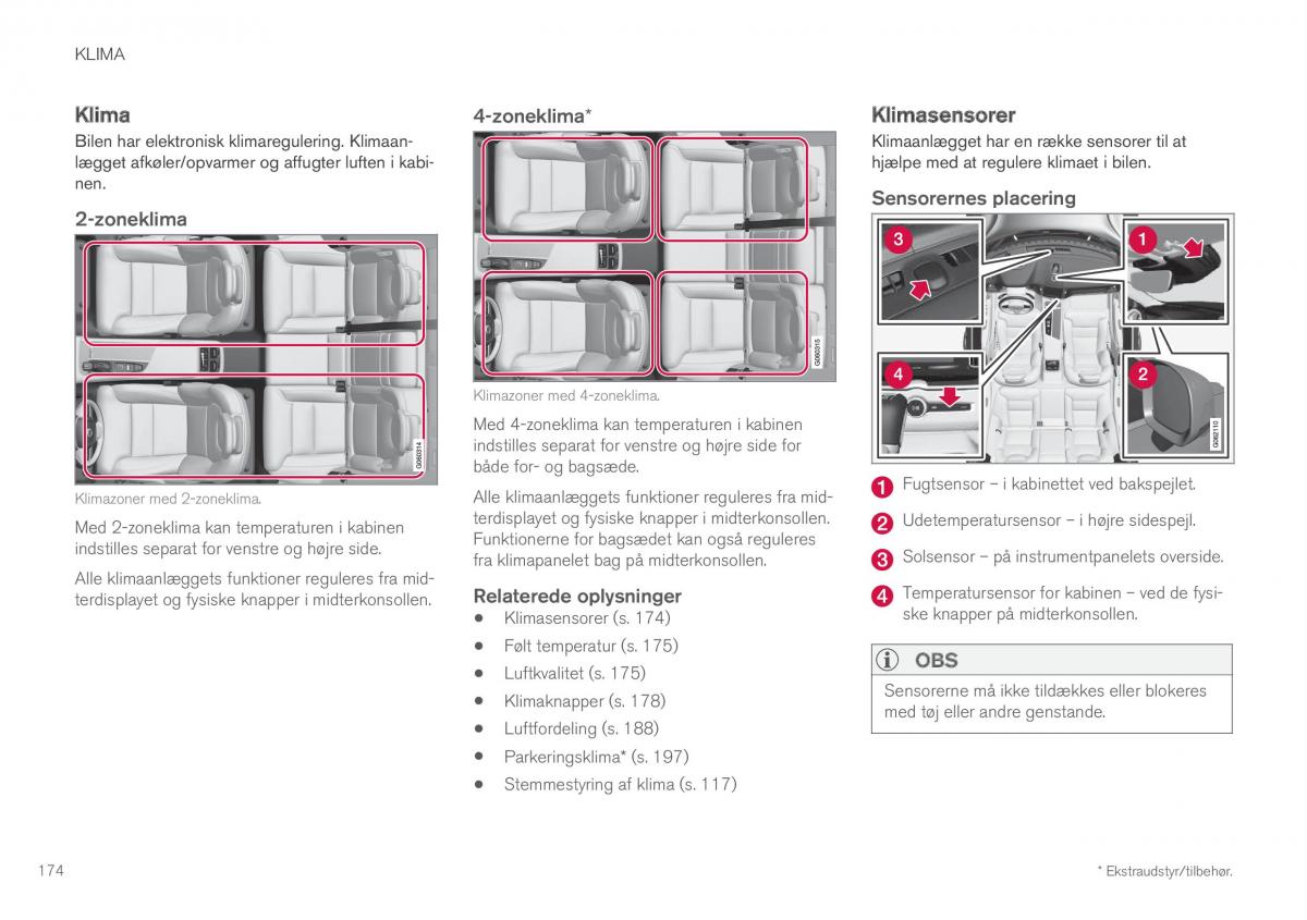 Volvo XC60 II 2 Bilens instruktionsbog / page 176