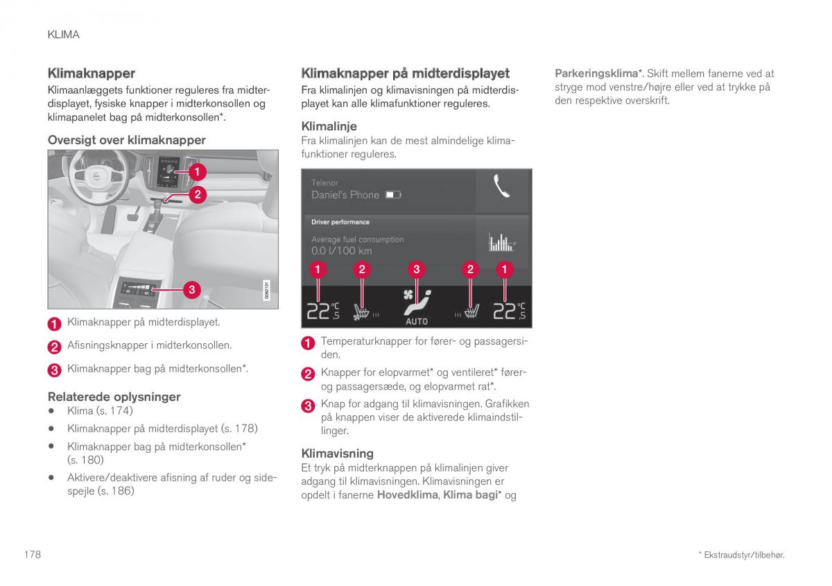 Volvo XC60 II 2 Bilens instruktionsbog / page 180