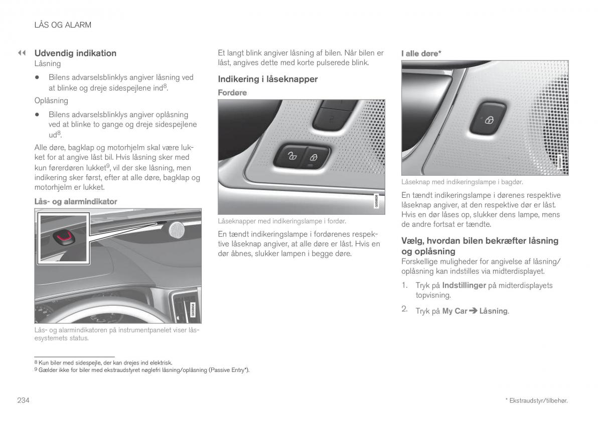 Volvo XC60 II 2 Bilens instruktionsbog / page 236