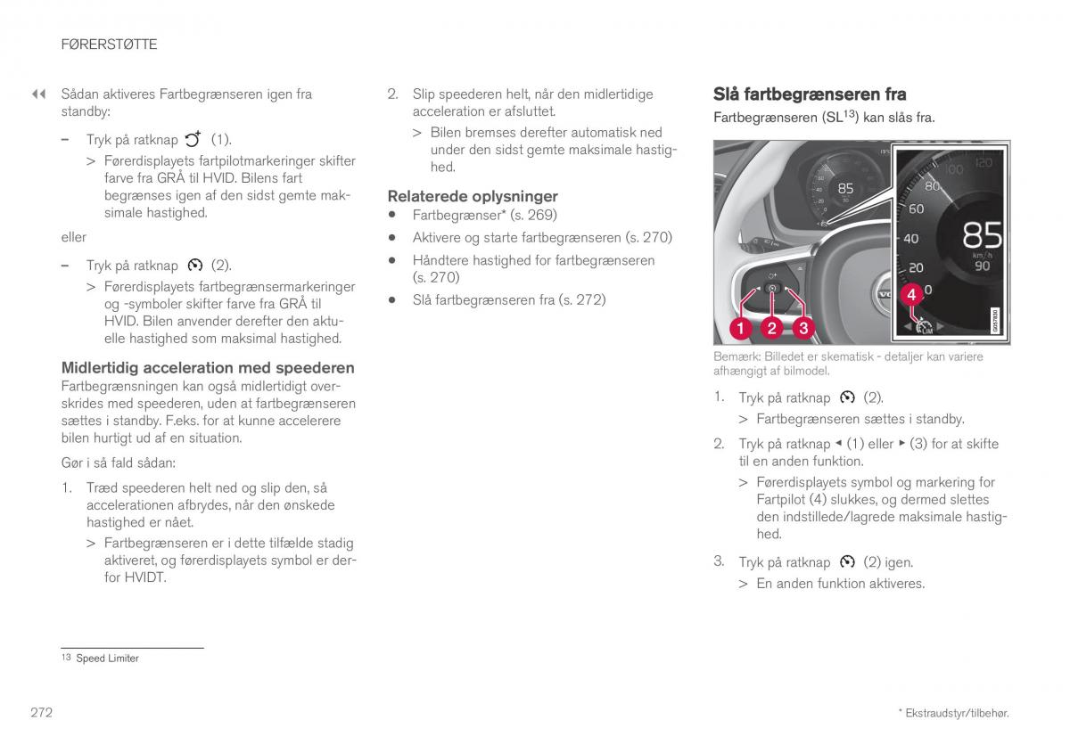 Volvo XC60 II 2 Bilens instruktionsbog / page 274