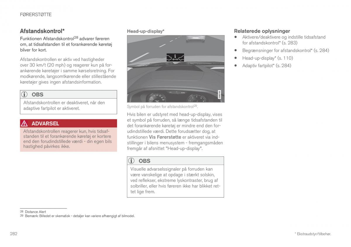 Volvo XC60 II 2 Bilens instruktionsbog / page 284