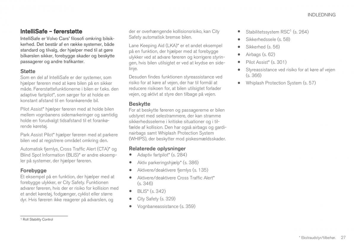 Volvo XC60 II 2 Bilens instruktionsbog / page 29