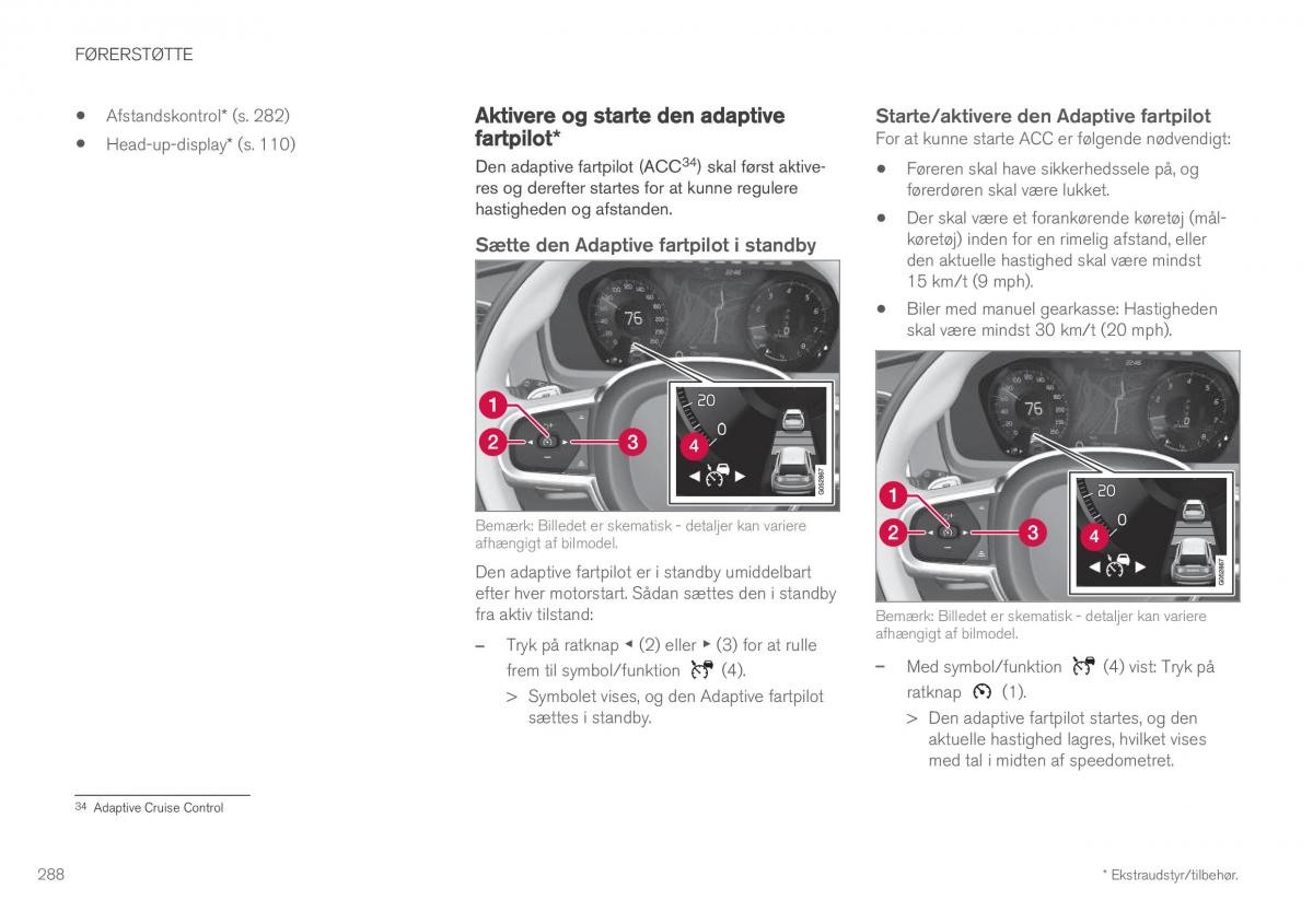 Volvo XC60 II 2 Bilens instruktionsbog / page 290