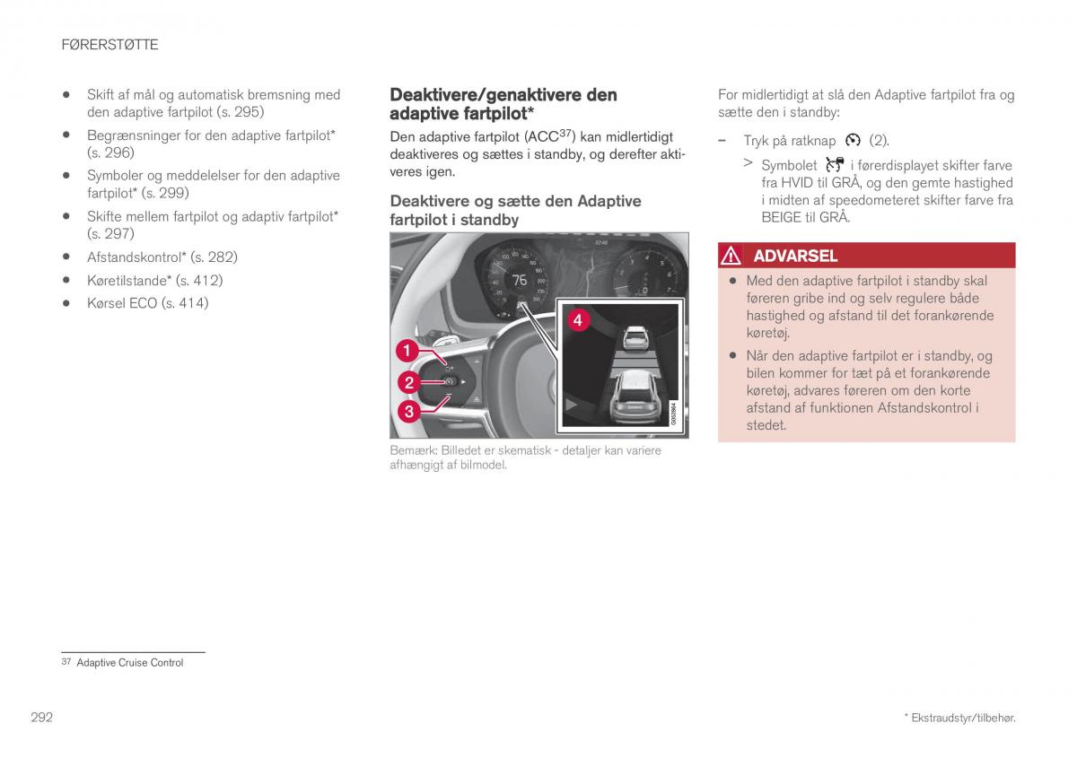 Volvo XC60 II 2 Bilens instruktionsbog / page 294