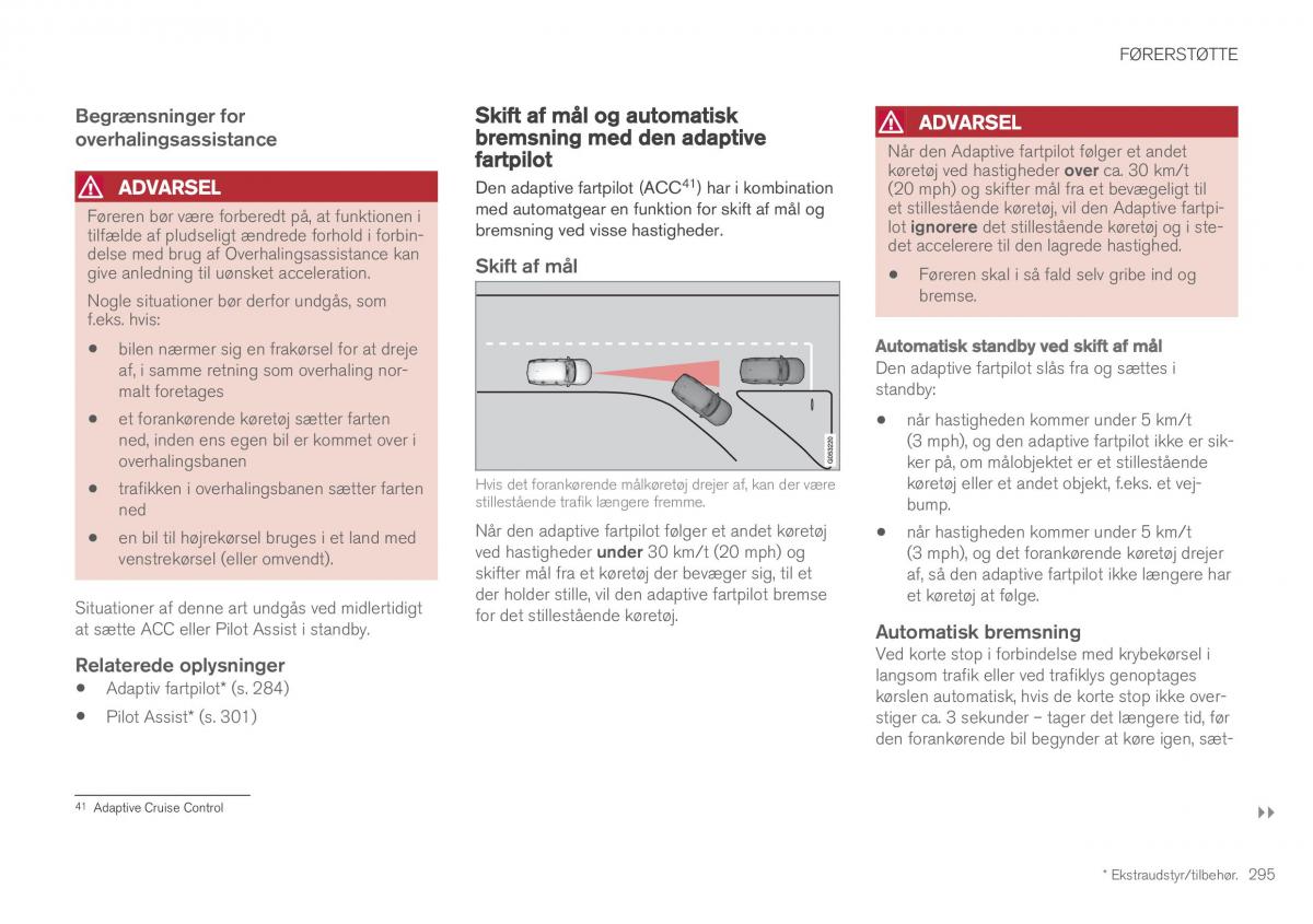 Volvo XC60 II 2 Bilens instruktionsbog / page 297