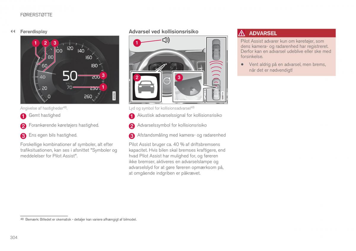 Volvo XC60 II 2 Bilens instruktionsbog / page 306