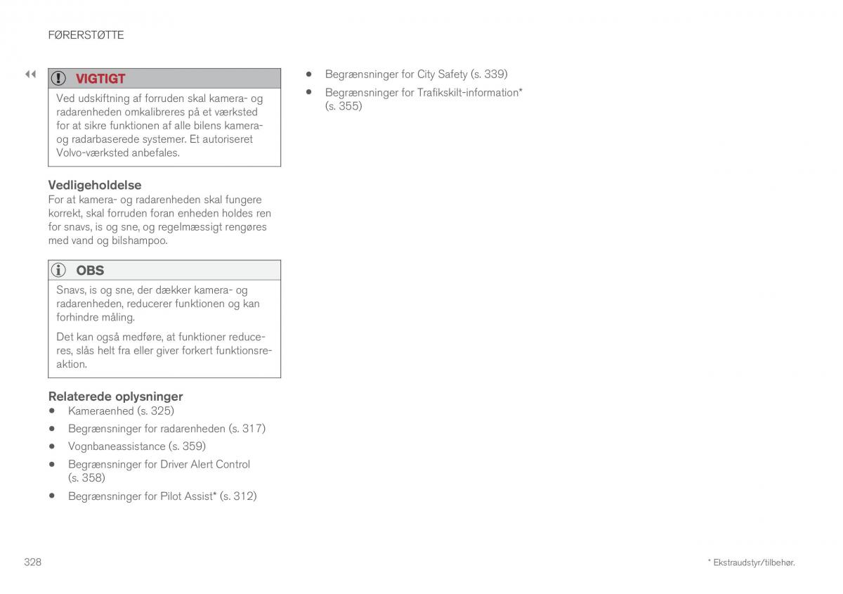 Volvo XC60 II 2 Bilens instruktionsbog / page 330