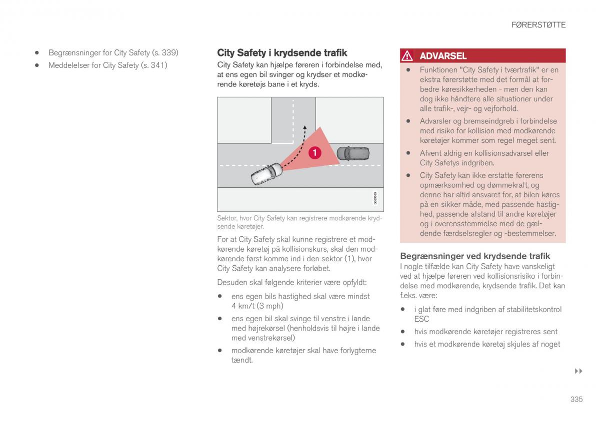 Volvo XC60 II 2 Bilens instruktionsbog / page 337