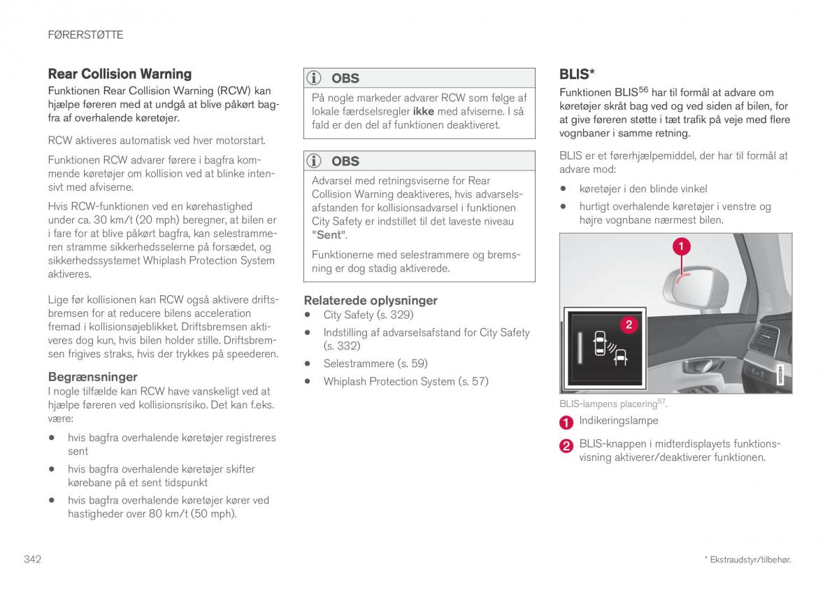 Volvo XC60 II 2 Bilens instruktionsbog / page 344