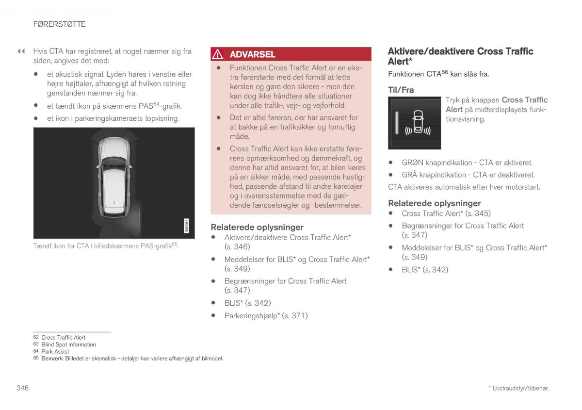 Volvo XC60 II 2 Bilens instruktionsbog / page 348