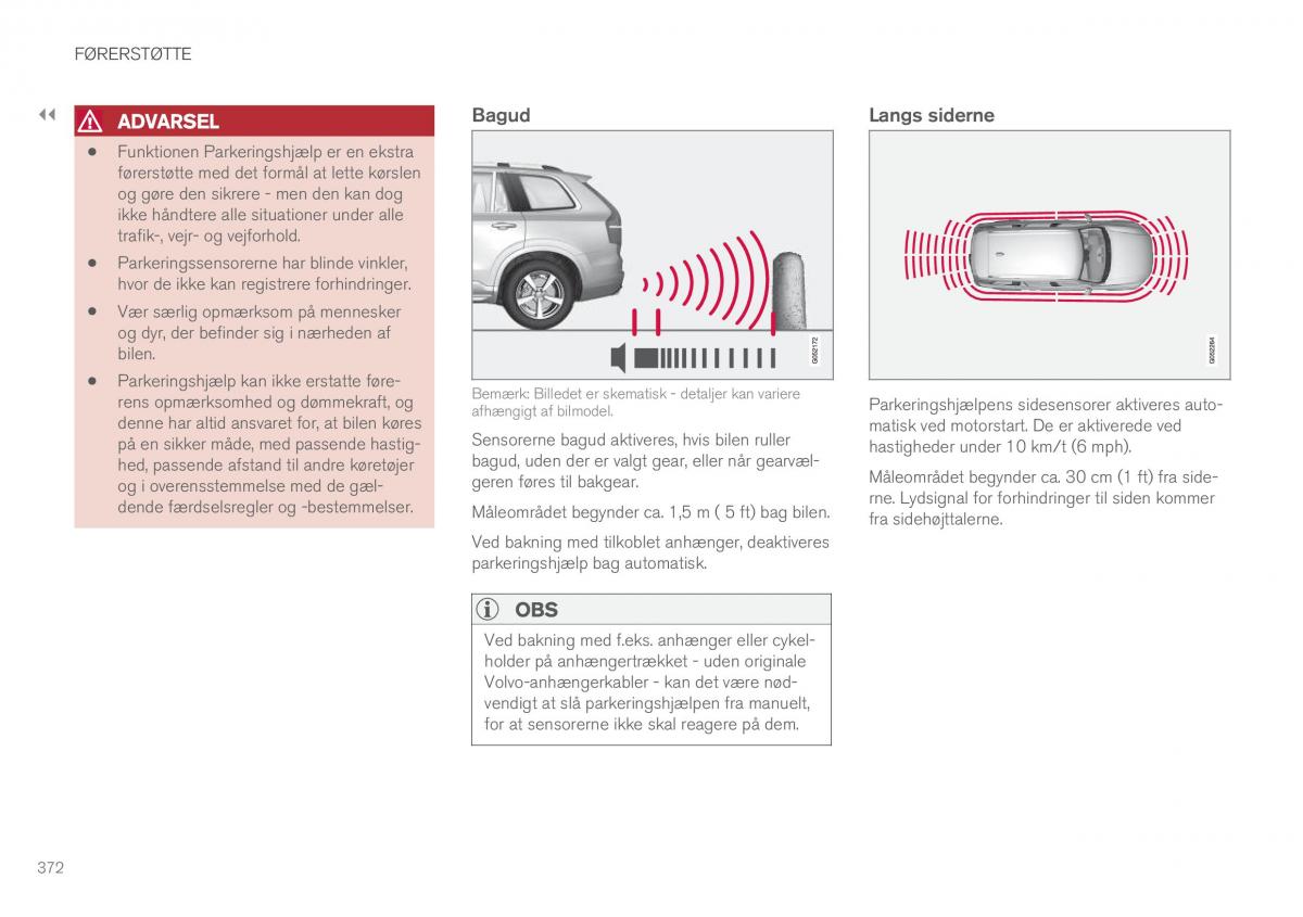 Volvo XC60 II 2 Bilens instruktionsbog / page 374