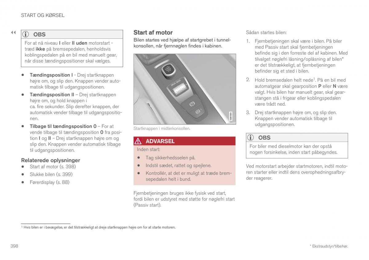 Volvo XC60 II 2 Bilens instruktionsbog / page 400