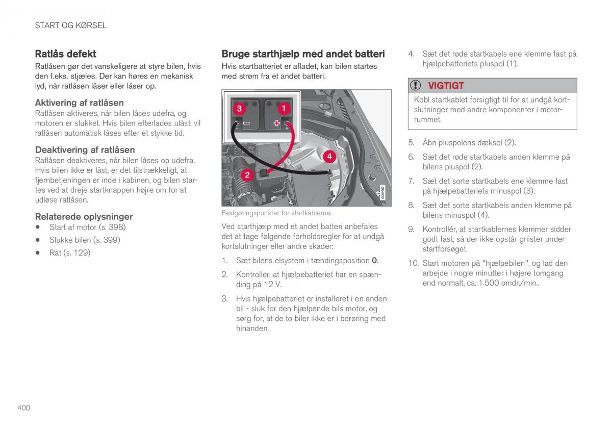 Volvo XC60 II 2 Bilens instruktionsbog / page 402