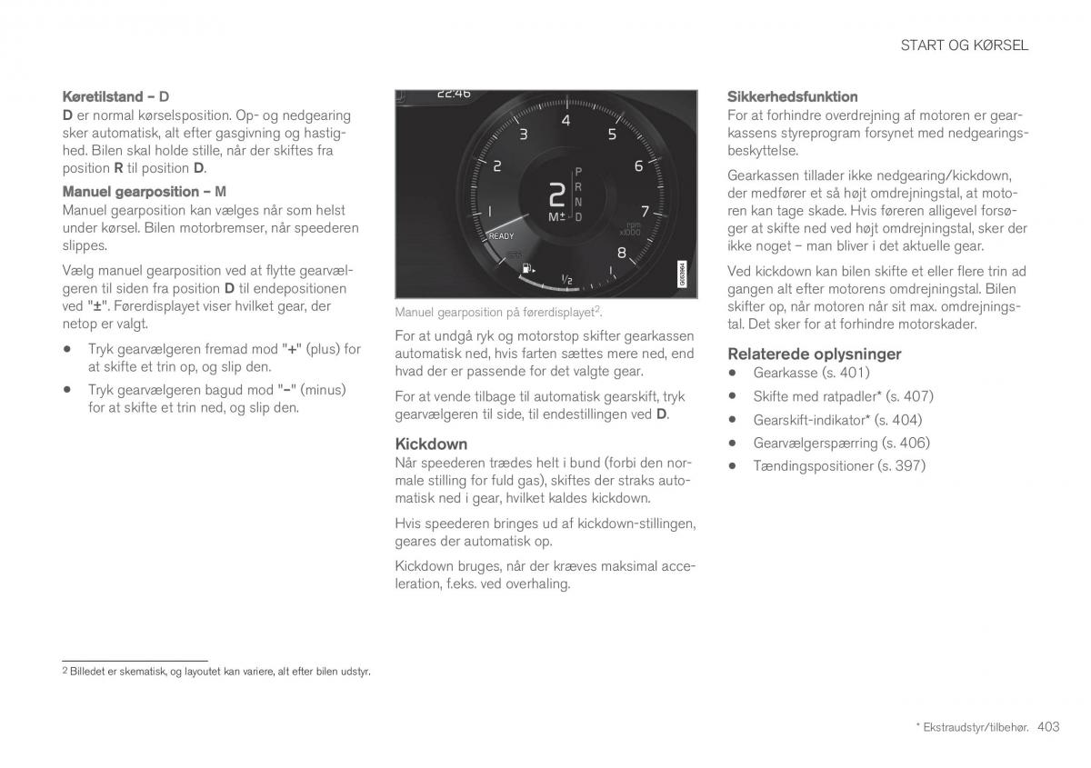 Volvo XC60 II 2 Bilens instruktionsbog / page 405