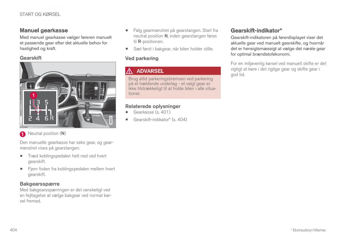 Volvo XC60 II 2 Bilens instruktionsbog / page 406