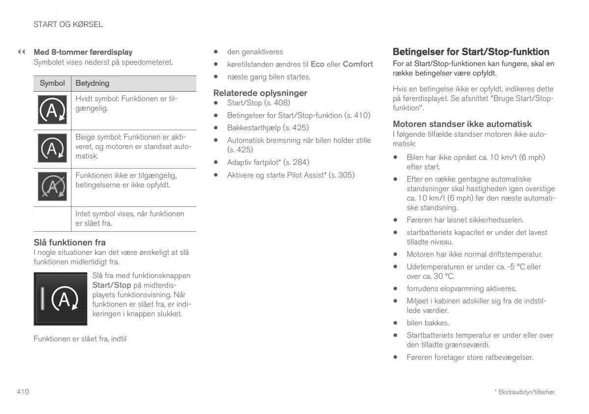 Volvo XC60 II 2 Bilens instruktionsbog / page 412